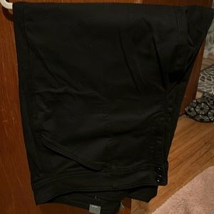 Black Capri/crop  twill pants. Size 24
